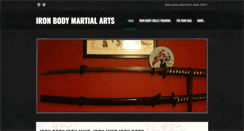 Desktop Screenshot of ironbodymartialarts.com